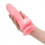 Dildo świecące w ciemności - Addiction Brandon Dong 7.5 Inch Pink Glow in the Dark  