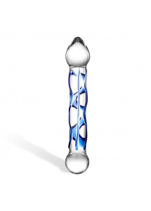 Dildo szklane - Glas Full Tip Textured Glass Dildo  