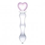 Dildo szklane z sercem - Glas Sweetheart Glass Dildo  