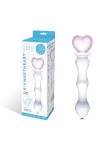 Dildo szklane z sercem - Glas Sweetheart Glass Dildo  