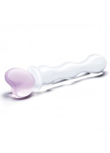 Dildo szklane z sercem - Glas Sweetheart Glass Dildo  