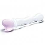 Dildo szklane z sercem - Glas Sweetheart Glass Dildo  