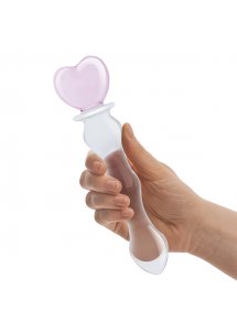 Dildo szklane z sercem - Glas Sweetheart Glass Dildo  