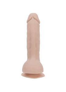 Dildo z jądrami realistyczne - Addiction Brad Dong 7.5 Inch Beige  