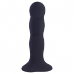 Dildo z kulkami - Fun Factory Bouncer Shake Dildo   Czarny