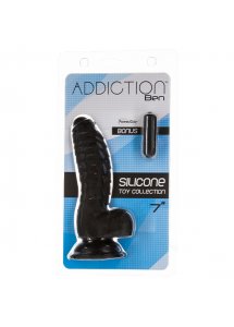 Dildo z mocną przyssawką realistyczne - Addiction Ben Dong 7 Inch Black  