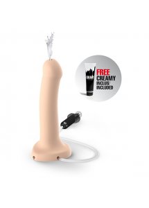 Dildo z wytryskiem do strap-on - Semi-Realistic Squirting Dildo Cum L  Wanilia