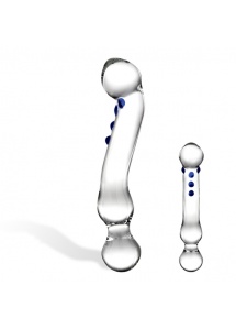 Dildo ze szkła - Glas Curved G-Spot Glass Dildo  