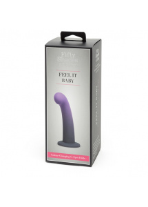 Dildo zmieniające kolor - Fifty Shades of Grey Feel It Baby Colour Changing G-Spot Dildo  