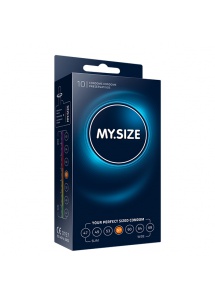 Dopasowane prezerwatywy - My Size Natural Latex Condom 57mm 10szt