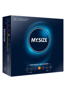 Dopasowane prezerwatywy - My Size Natural Latex Condom 57mm - 1szt
