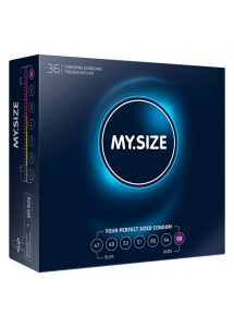 Dopasowane prezerwatywy - My Size Natural Latex Condom 69mm - 1szt
