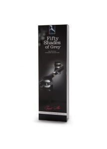 Drążek z kajdankami regulowany - Fifty Shades of Grey Adjustable Spreader Bar and Cuff Set 