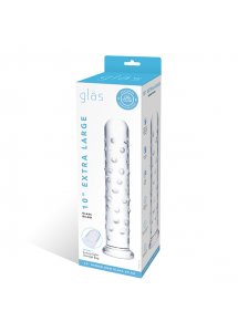 Duże dildo szklane - Glas Extra Large Glass Dildo