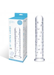 Duże dildo szklane - Glas Extra Large Glass Dildo