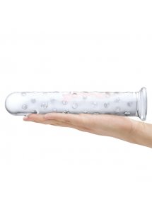 Duże dildo szklane - Glas Extra Large Glass Dildo
