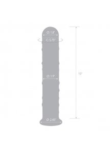 Duże dildo szklane - Glas Extra Large Glass Dildo