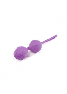 Duże kulki orgazmowe Plaisirs Secrets - Geisha Balls Purple fioletowe