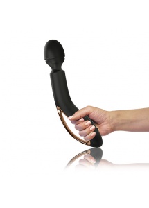 Duży masażer łechtaczki - O-Wand Noir  