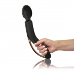 Duży masażer łechtaczki - O-Wand Noir  