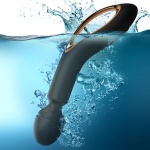 Duży masażer łechtaczki - O-Wand Noir  