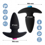 Dwa korki analne z pilotem - FeelzToys FunkyButts Remote Controlled Butt Plug Set for Couples  