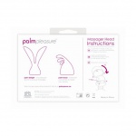 Dwie nakładki na masażer - PalmPower PalmPleasure Wand Massager Attachment 