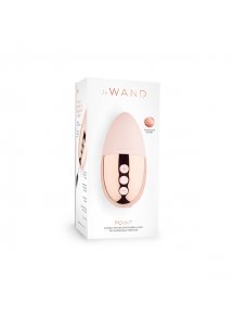 Ekskluzywny masażer do łechtaczki - Le Wand Point Rechargeable Vibrator Rose Gold  