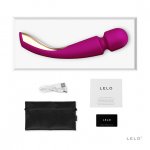 Ekskluzywny masażer łechtaczki różdżka do ciała - Lelo Smart Wand 2 Medium  Różowy