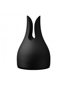 Ekskluzywny masażer łechtaczki z końcówkami - Zalo Kyro Best Wand   Czarny