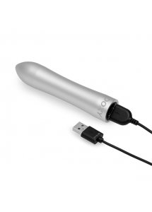 Ekskluzywny mini wibrator - Doxy Bullet Vibrator   Srebro