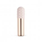 Ekskluzywny podręczny wibrator bullet - Le Wand Bullet Rechargeable Vibrator Rose Gold  