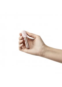 Ekskluzywny podręczny wibrator bullet - Le Wand Bullet Rechargeable Vibrator Rose Gold  