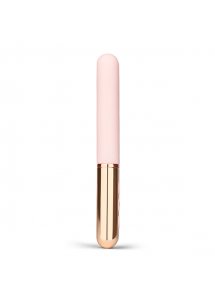 Ekskluzywny podwójny masażer łechtaczki - Le Wand Deux Twin Motor Rechargeable Vibrator Rose Gold  