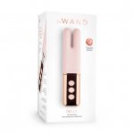 Ekskluzywny podwójny masażer łechtaczki - Le Wand Deux Twin Motor Rechargeable Vibrator Rose Gold  