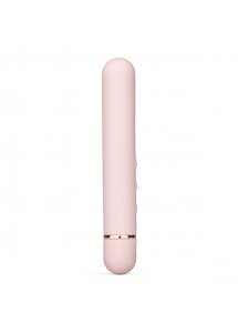 Ekskluzywny wąski wibrator klasyczny - Le Wand Baton Rechargeable Vibrator Rose Gold  