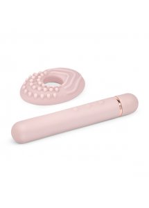 Ekskluzywny wąski wibrator klasyczny - Le Wand Baton Rechargeable Vibrator Rose Gold  