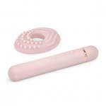 Ekskluzywny wąski wibrator klasyczny - Le Wand Baton Rechargeable Vibrator Rose Gold  