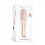 Ekskluzywny wibrator klasyczny z nakładkami - Le Wand Grand Bullet Rechargeable Vibrator Rose Gold  