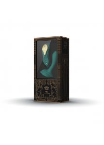 Ekskluzywny zdobiony masażer wibrator do noszenia - Zalo Aya Wearable Massager Zielony