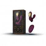 Ekskluzywny zdobiony masażer wibrator do noszenia - Zalo Aya Wearable Massager Fioletowy