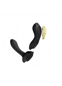 Ekskluzywny zdobiony masażer wibrator do noszenia - Zalo Aya Wearable Massager Czarny