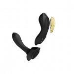 Ekskluzywny zdobiony masażer wibrator do noszenia - Zalo Aya Wearable Massager Czarny