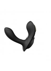 Ekskluzywny zdobiony masażer wibrator do noszenia - Zalo Aya Wearable Massager Czarny