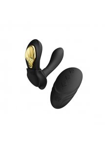 Ekskluzywny zdobiony masażer wibrator do noszenia - Zalo Aya Wearable Massager Czarny