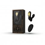 Ekskluzywny zdobiony masażer wibrator do noszenia - Zalo Aya Wearable Massager Czarny