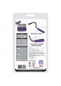 Elastyczne wibrujące kulki analne - PowerBullet Mega Booty Beads with 7 Functions   Fioletowy