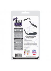 Elastyczne wibrujące kulki analne - PowerBullet Mega Booty Beads with 7 Functions   Szary