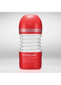 Elastyczny masturbator z rotacją główki - Tenga Rolling Head Cup Medium