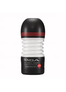 Elastyczny masturbator z rotacją główki - Tenga Rolling Head Cup Strong
